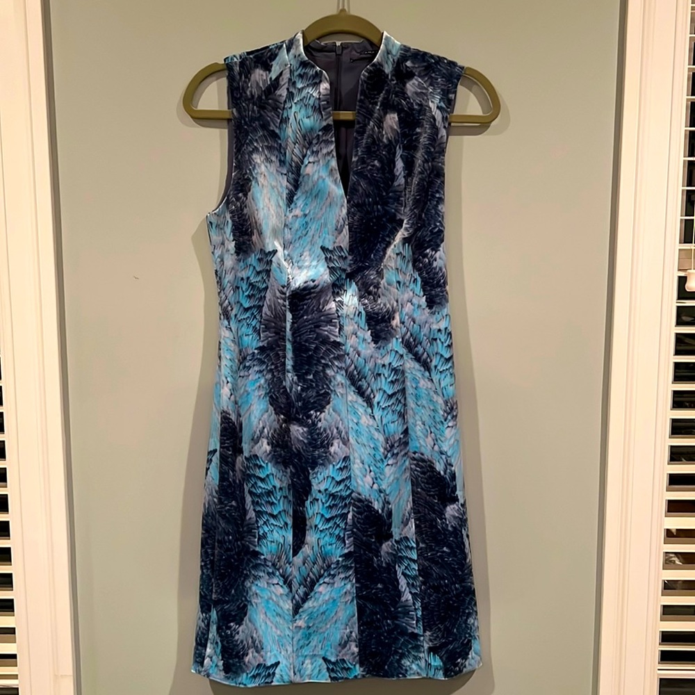 Tahari dress Gorgeous navy blue/teal